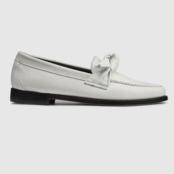 White Venetian Bow Weejuns - Picture 3 of 7